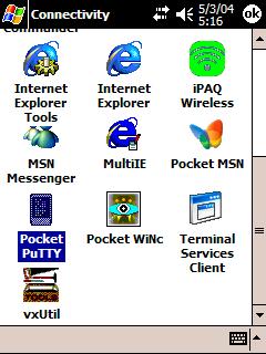 [Pocket PuTTY]