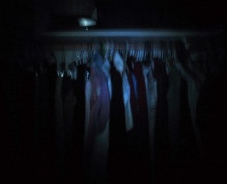 small dark closet
